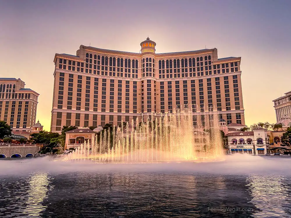 Cost to Stay at The Bellagio in Las Vegas (Low to High)