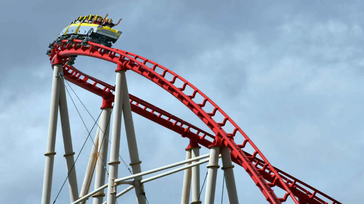 Riding The Coaster in Las Vegas