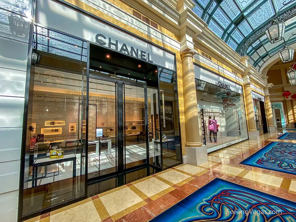 Bellagio Shops: Shopping at Via Bellagio (Las Vegas) 2 Chanel inside the Bellagio Hotel.