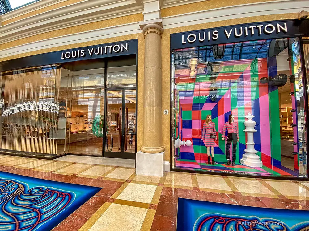 Louis Vuitton store at the Bellagio.