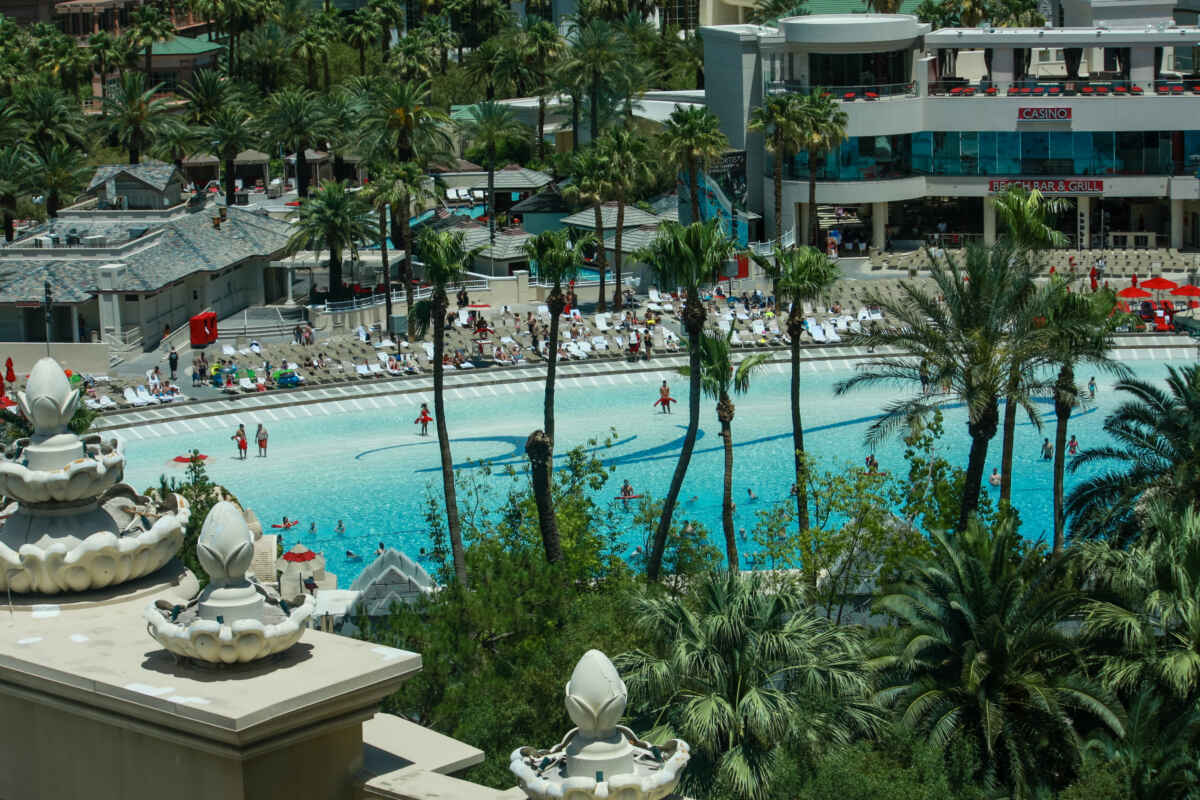 Mandalay Bay pool in Las Vegas