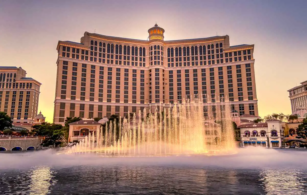 bellagio fountain show times today