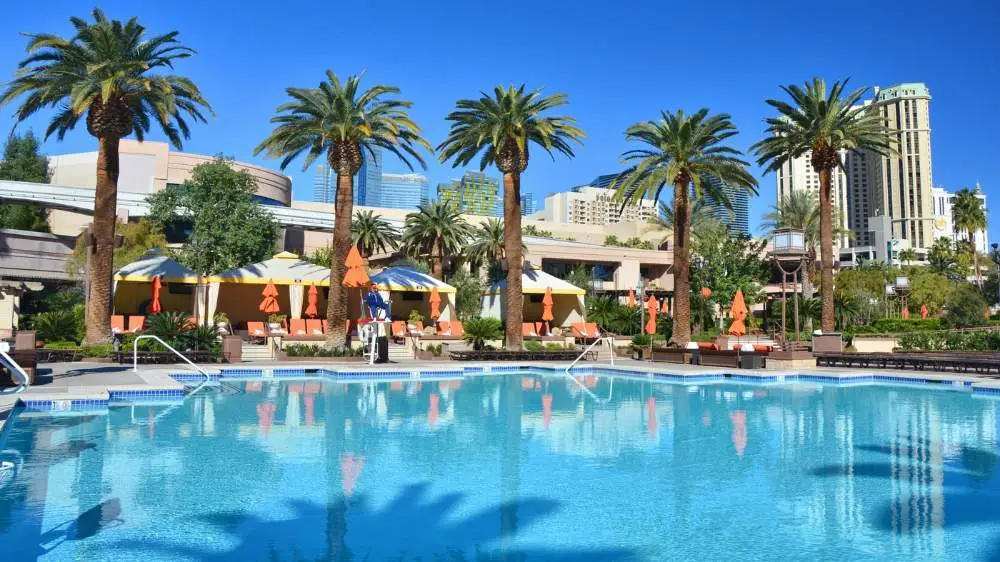 The MGM Grand pool complex has a 6.5 acre pool deck.