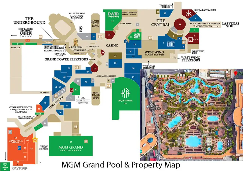 MGM Grand Pool Complex 23 Things You Should Know (Las Vegas) FeelingVegas