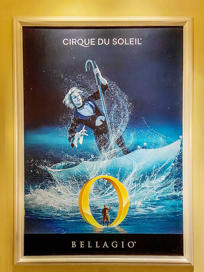 'O' by Cirque du Soleil at Bellagio Las Vegas.