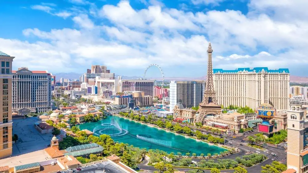 Day view of the Vegas Strip: Cheap Time To Go To Las Vegas
