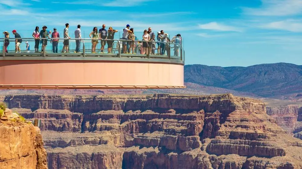 Grand Canyon West is on the way to the South Rim from Las Vegas