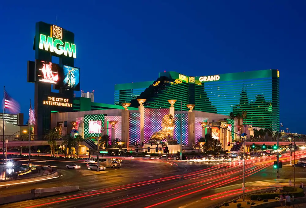 A walk on the Las Vegas Strip will take you past MGM Grand 