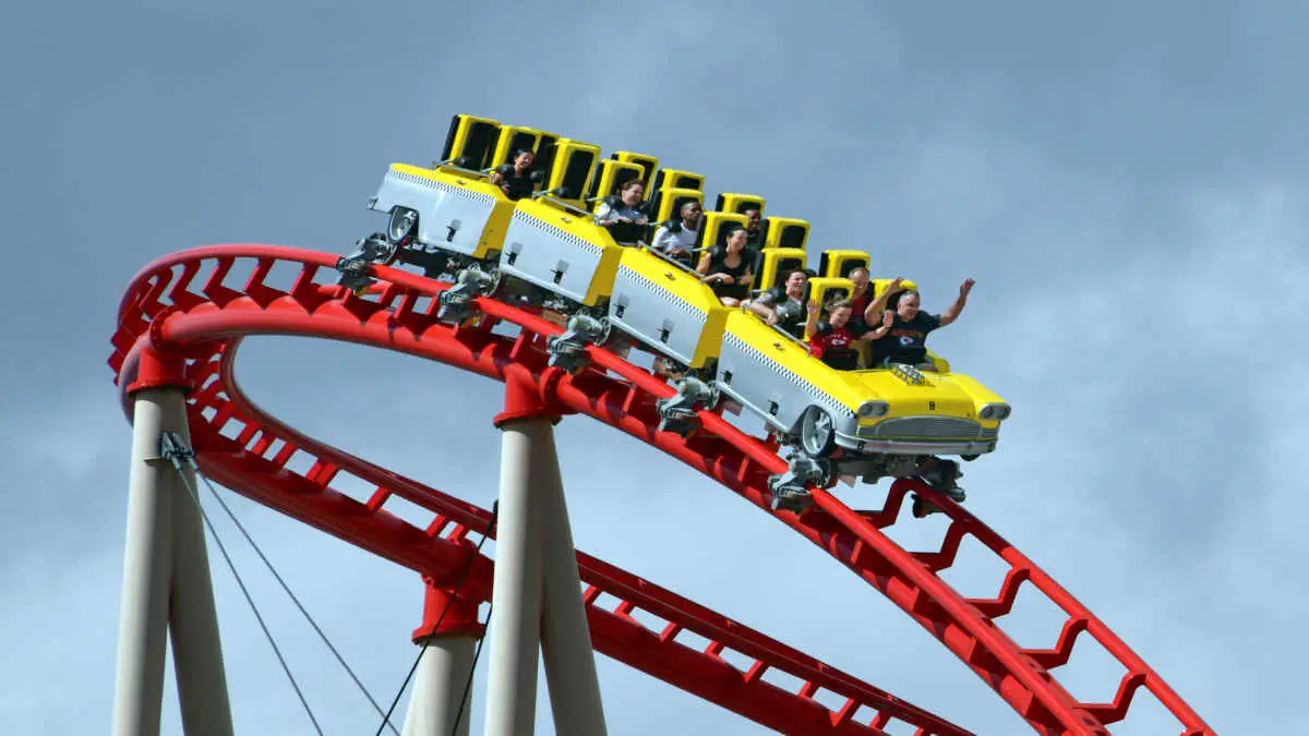 The Big Apple Coaster at NYNY in Las Vegas is an exciting activity if you're underage.