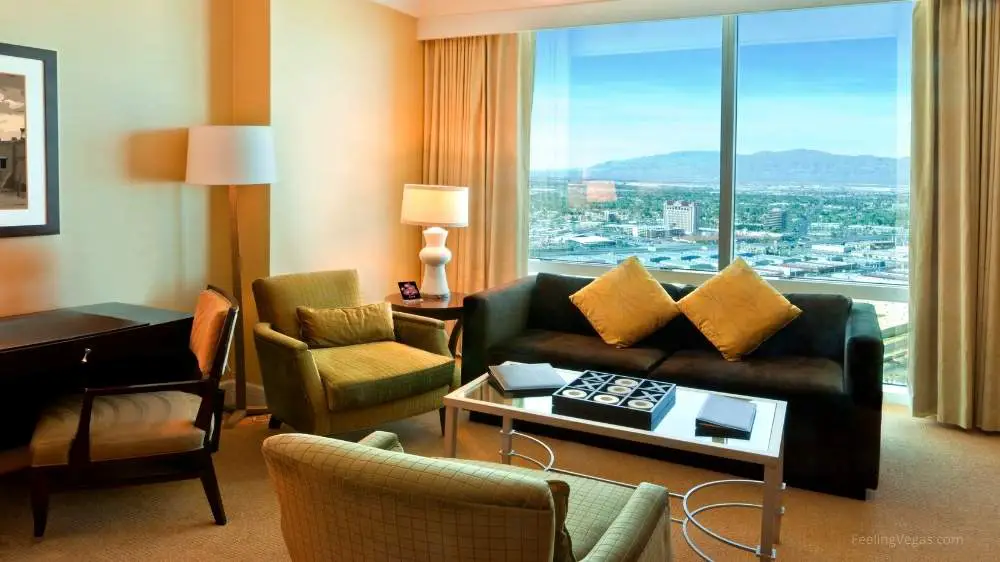 Hotel room interior: Hotel costs in Las Vegas