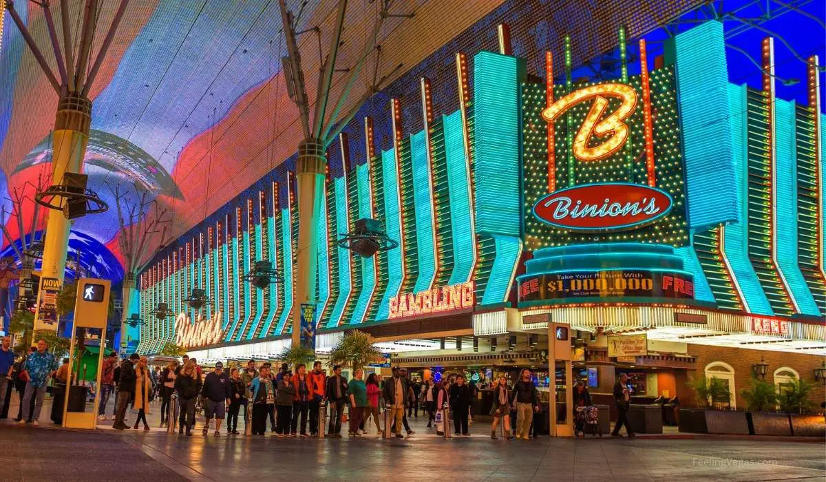 Binions downtown is one of the hotels in las vegas without resort fees