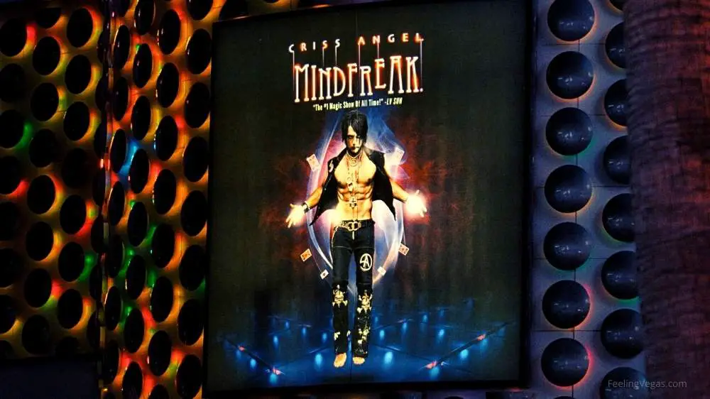 Criss Angel MindFreak show at Planet Hollywood in Las Vegas