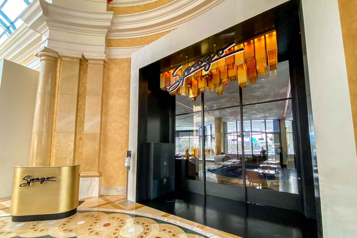 Spago restaurant at Bellagio Las Vegas