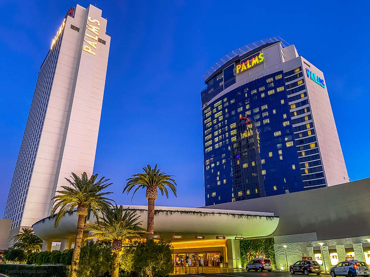 The Palms is an off-strip casino that is very close to the Strip.