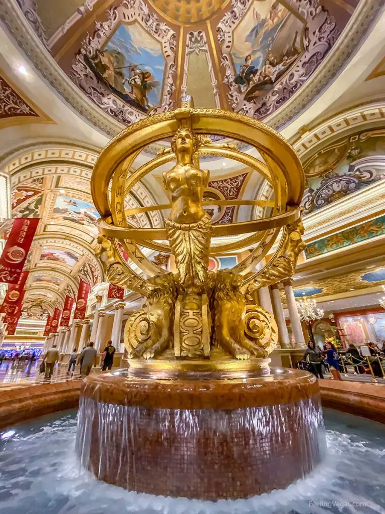 Interior of The Venetian Las Vegas