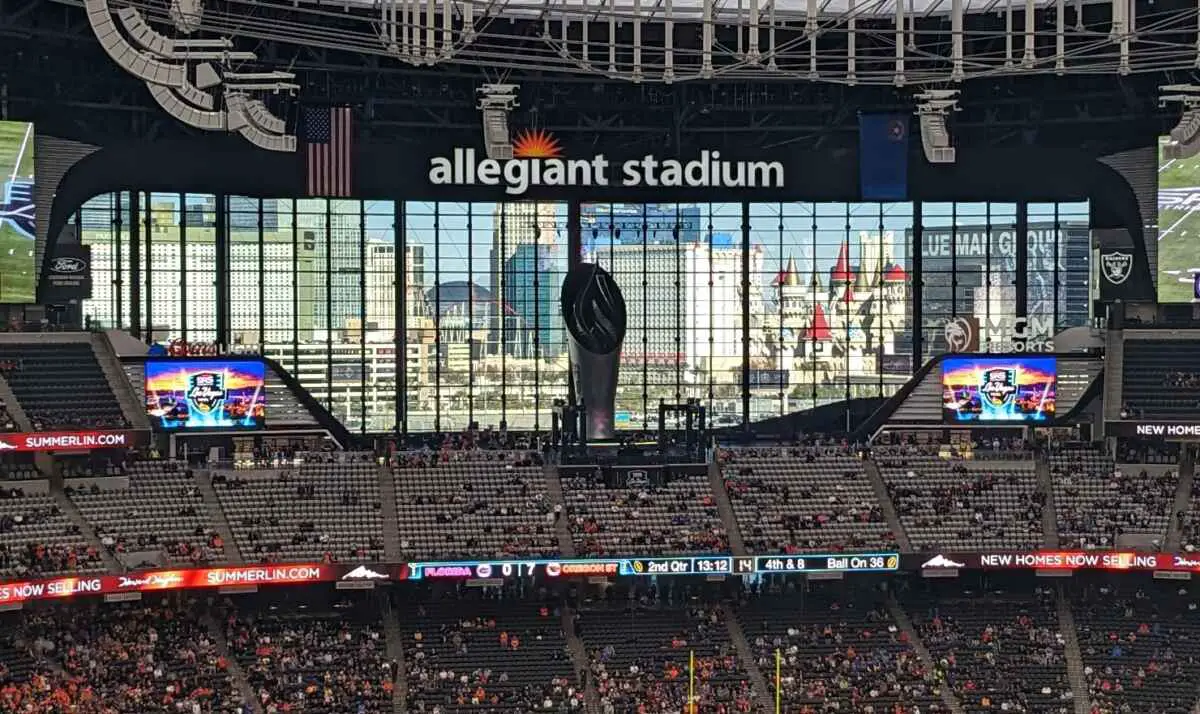 You can tour the inside of Allegiant Stadium in Las Vegas