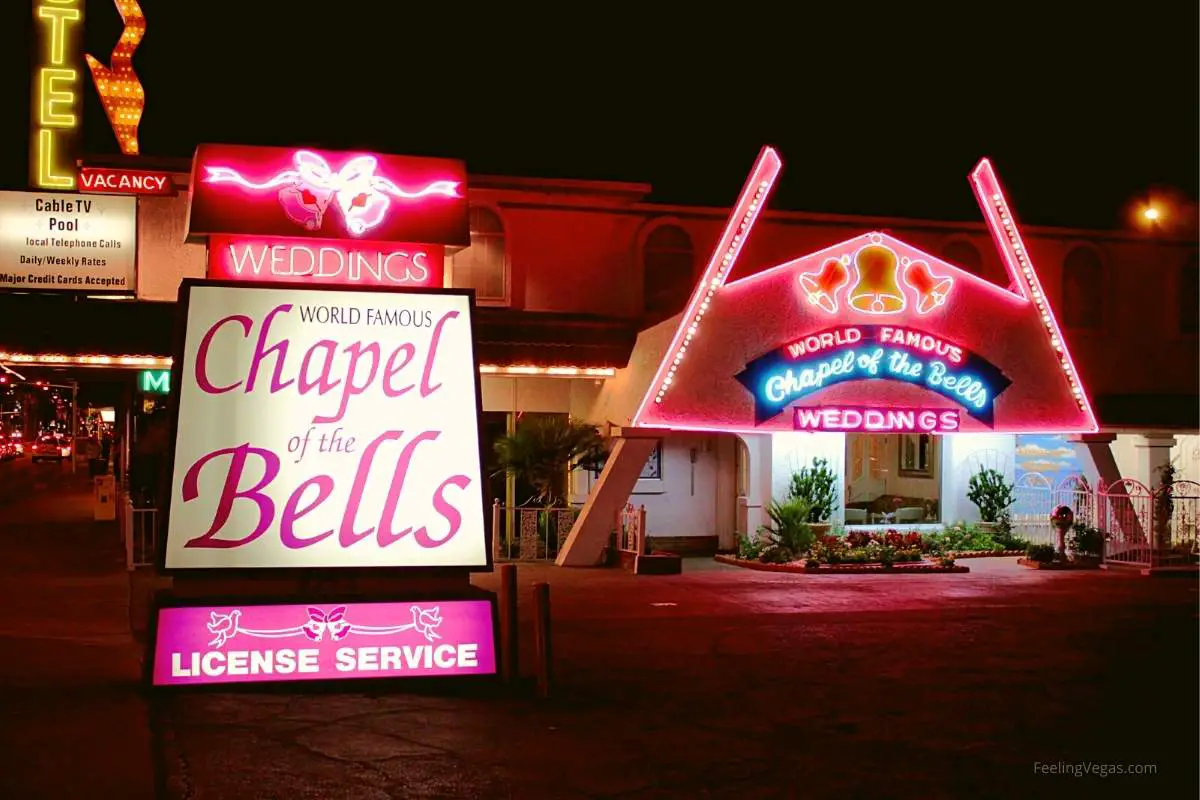 Chapel of the Bells is a world famous wedding chapel in Las Vegas