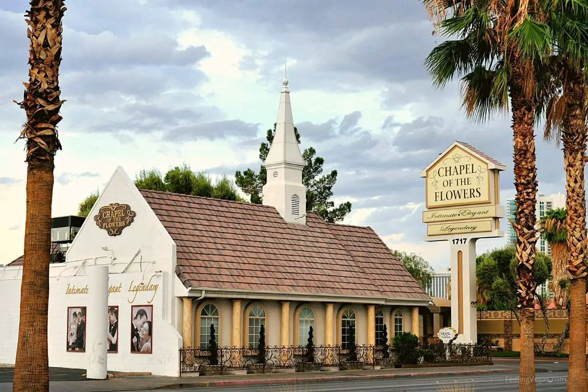 Chapel of The Flowers is a famous wedding chapel in Vegas