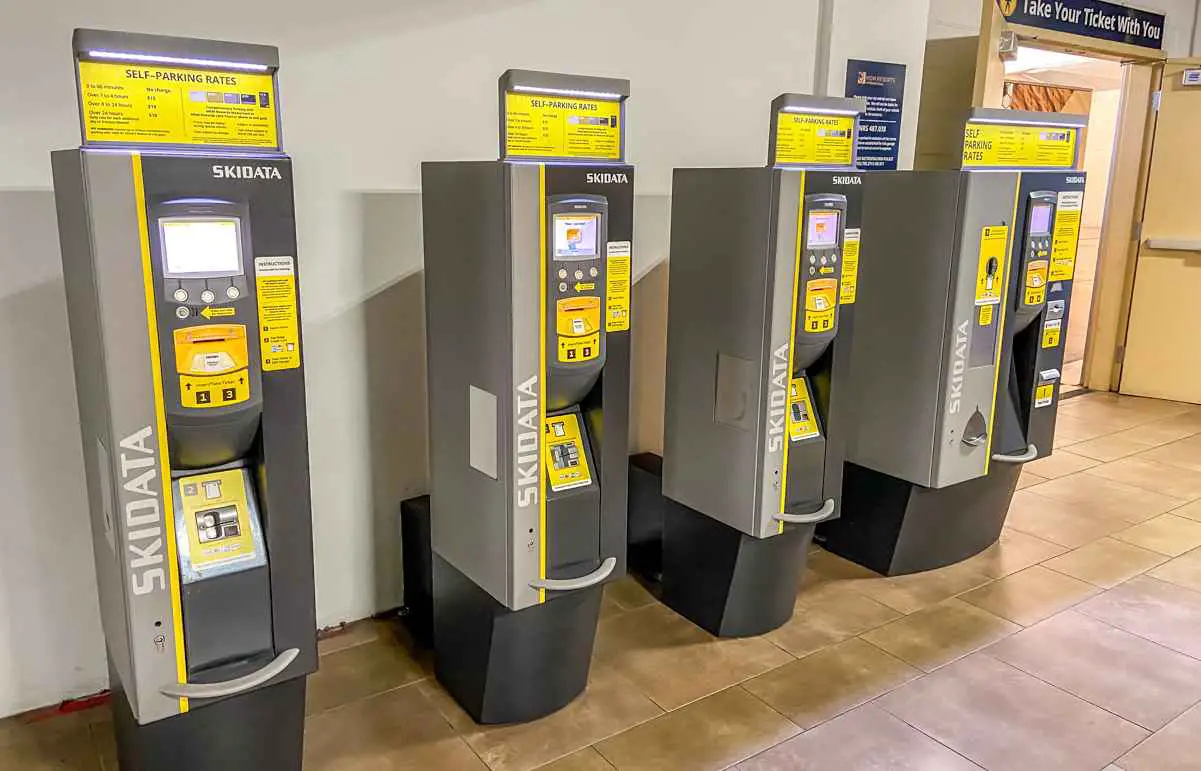 Parking Rates at Aria Las Vegas in 2023 (Self-Parking & Valet) 5 parking payment kiosk aria