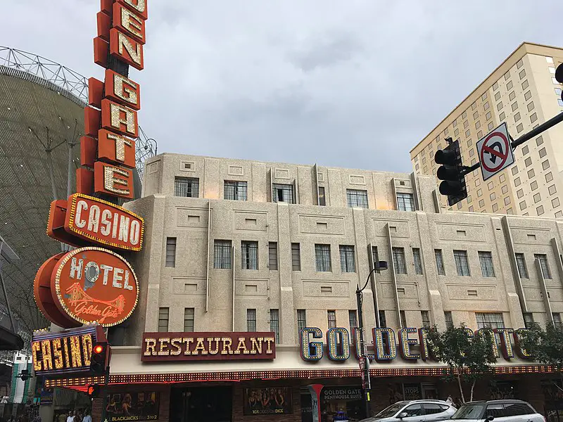 Golden Gate casino in downtown Vegas is the oldest hotel in Las Vegas