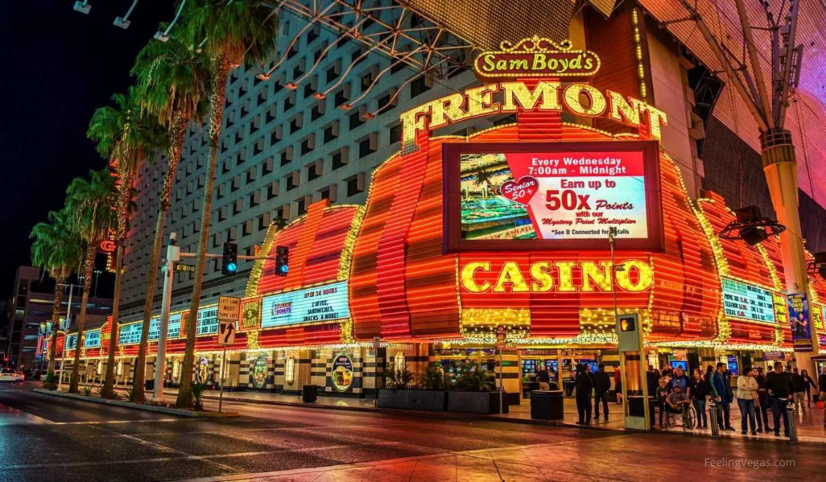 Sam Boyd's Fremont Casino in downtown Las Vegas