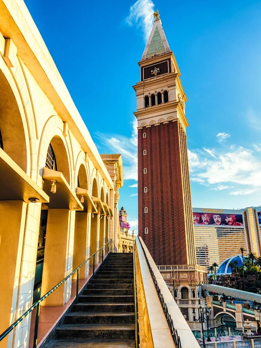 Replica of the San Marco campanile at The Venetian Resort Las Vegas