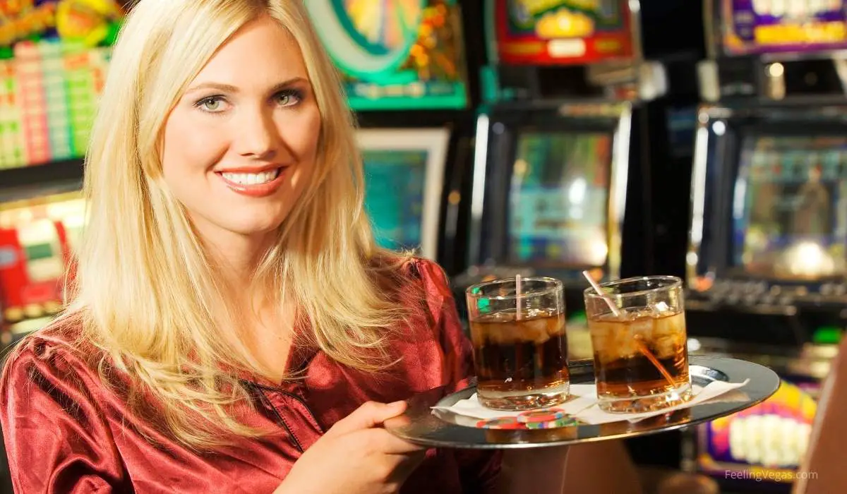 Don't forget to tip your Las Vegas casino cocktail waitress for your free drinks