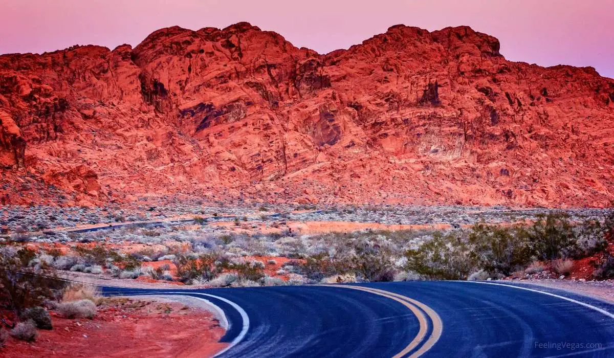 Sunset at Valley of Fire: What time is sunset in Las Vegas tonight