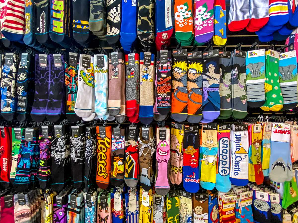 novelty socks at socks and bottoms in las vegas