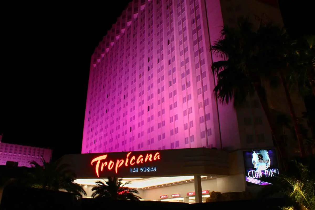 Tropicana Las Vegas has bungalows with Garden View Patio Terrace