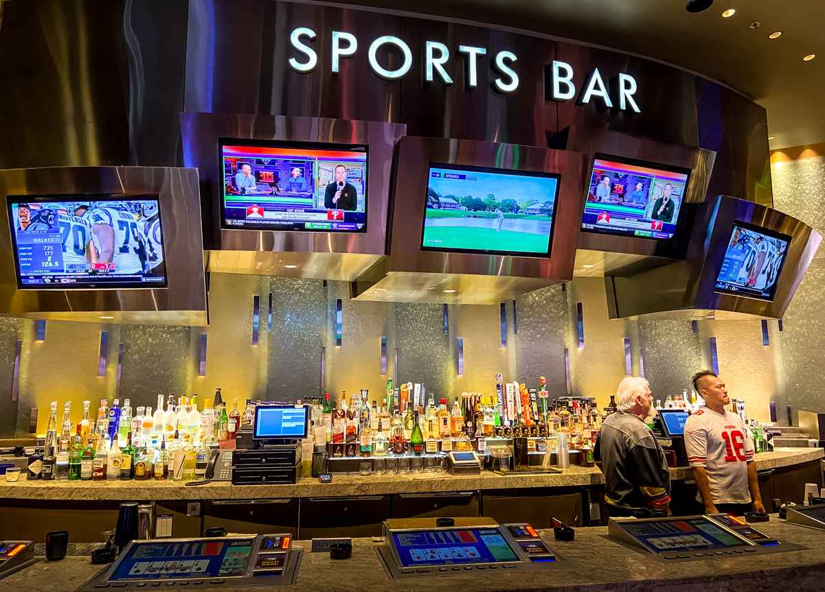 Sports Bar inside ARIA casino