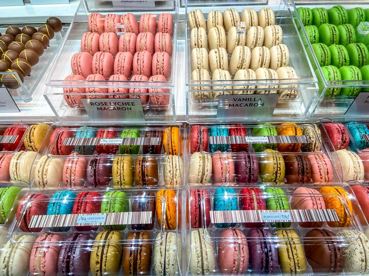 macarons at ARIA Patisserie