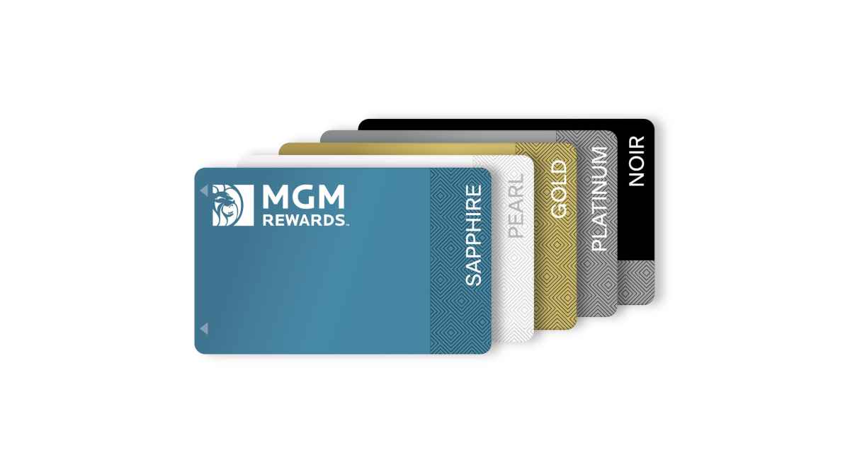 MGM Rewards card tier levels