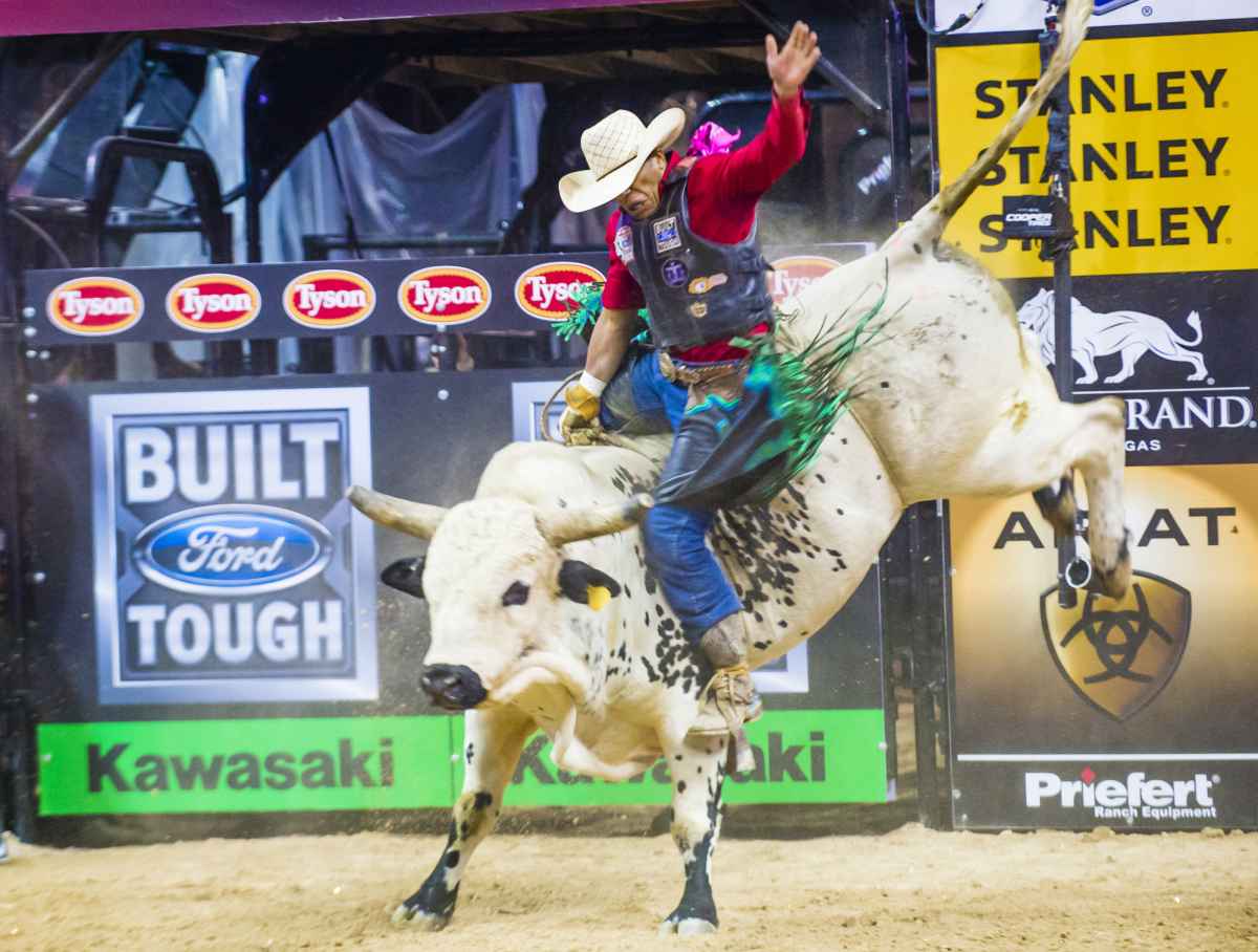 national finals rodeo in las vegas during december