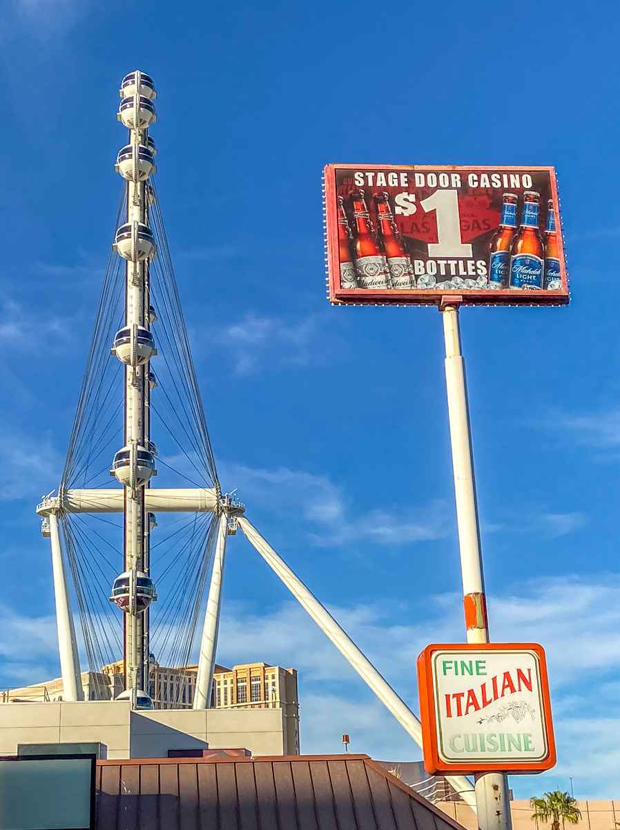 How To Get to the Stage Door Casino. You'll find it near the High Roller.