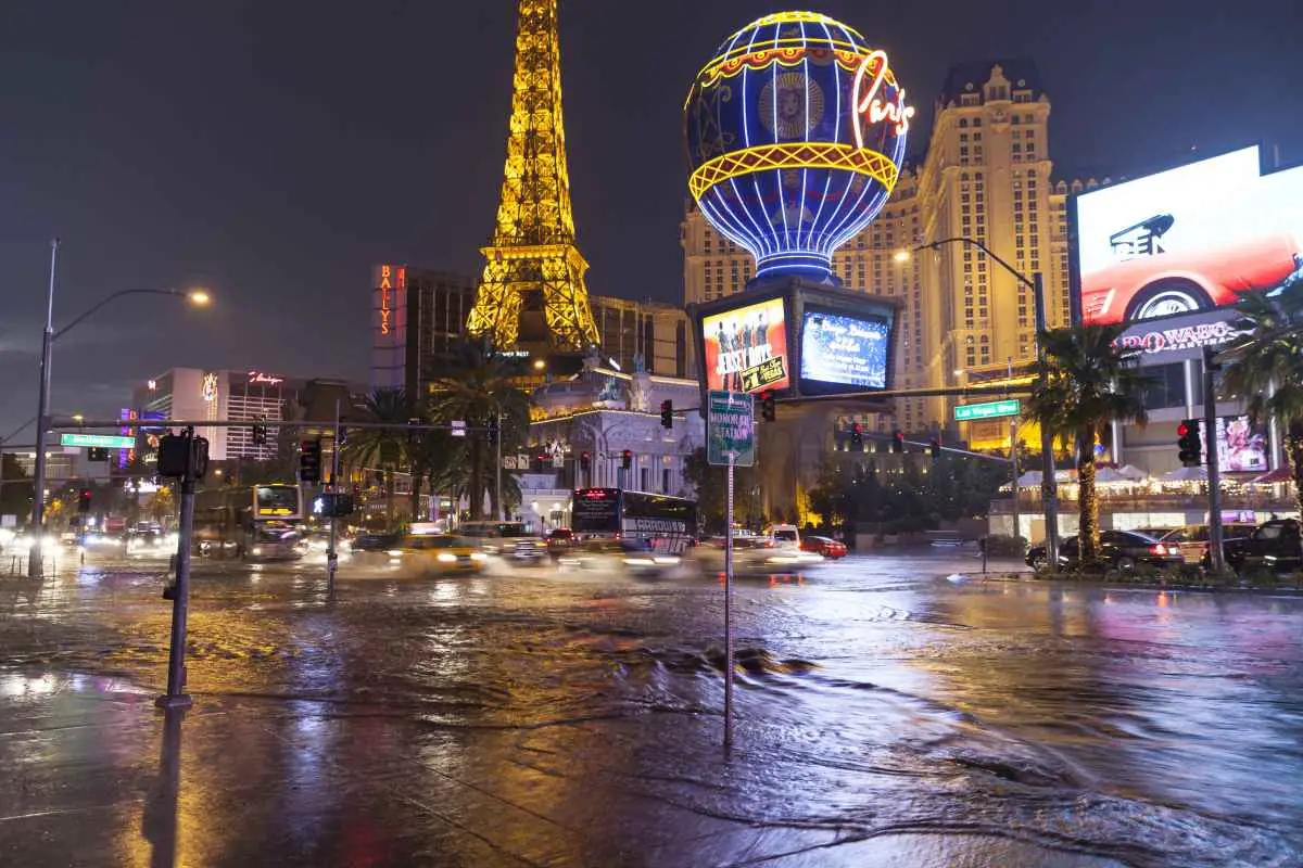 When is monsoon season in Las Vegas