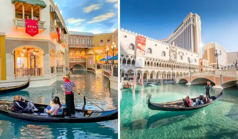 Gondola Ride at the Venetian (Better Inside or Outside?)