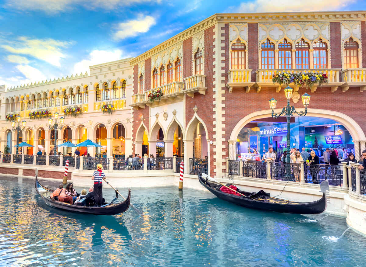 Gondola Ride Inside the Venetian