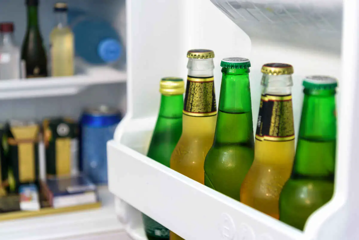 Does the MGM Grand Have Robes for Guests? (Revealed) 3 MGM Grand refrigerator mini bar