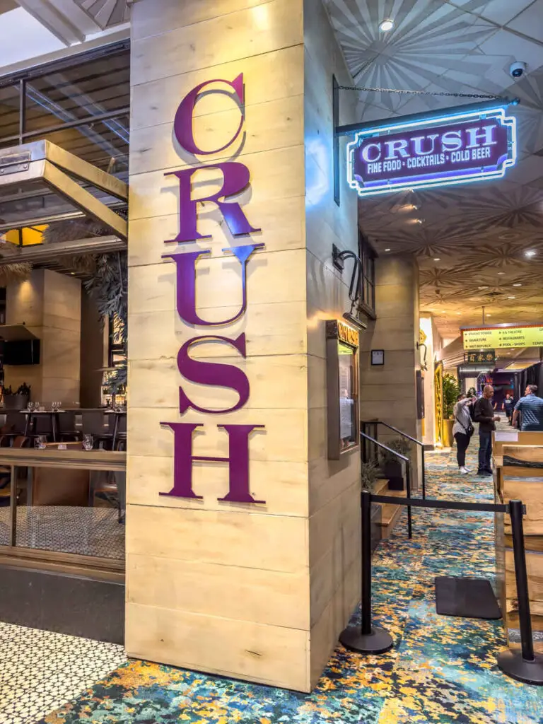 CRUSH restaurant at MGM Grand