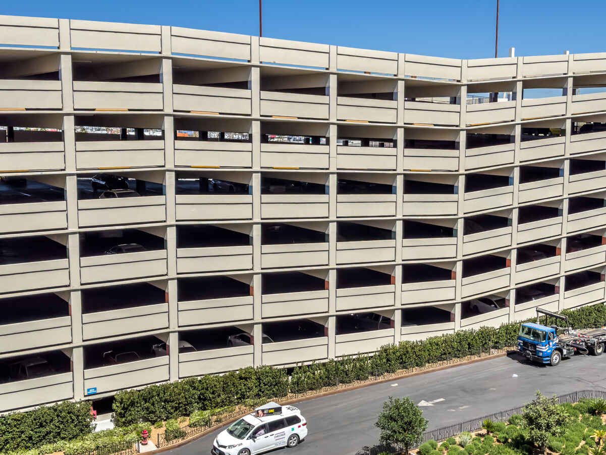 The Strat Las Vegas to Introduce Paid Parking: What You Need to Know 4 Parking garage at The Strat. My Take on Paid Parking at The Strat