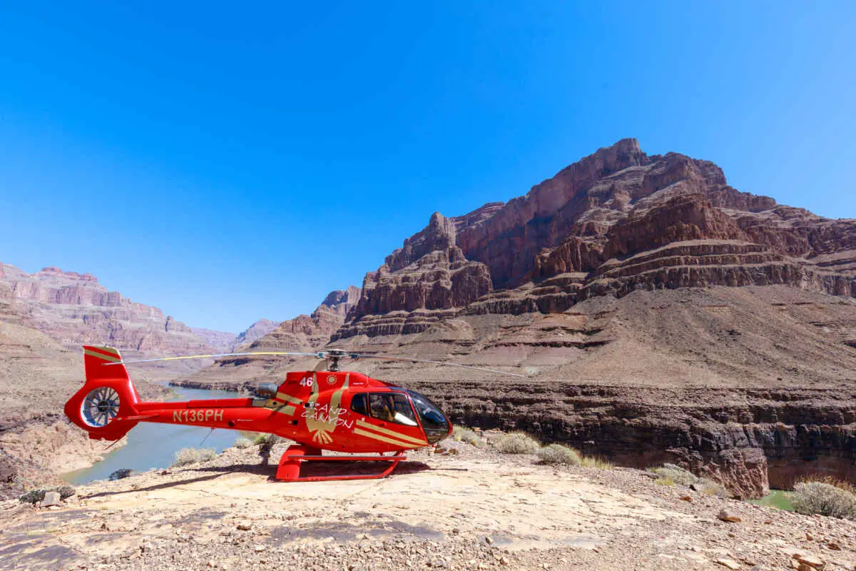 Grand Canyon helicopter tour from Las Vegas.