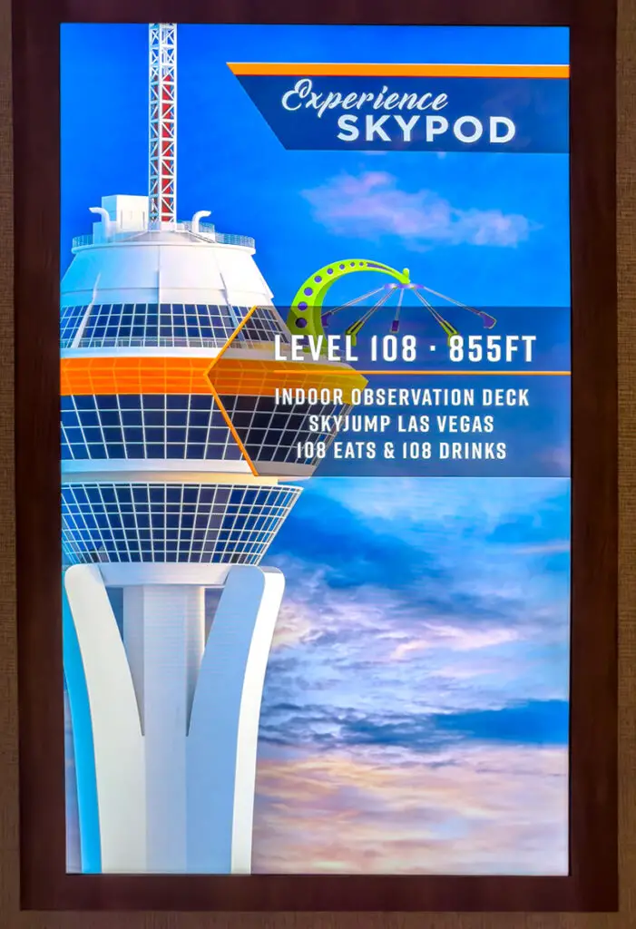 Level 108 at The Strat Skypod