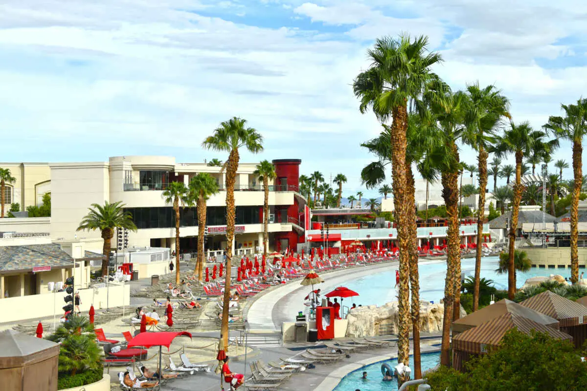 Mandalay Bay Beach is a very popular pool to visit for guests not staying at Mandalay Bay.