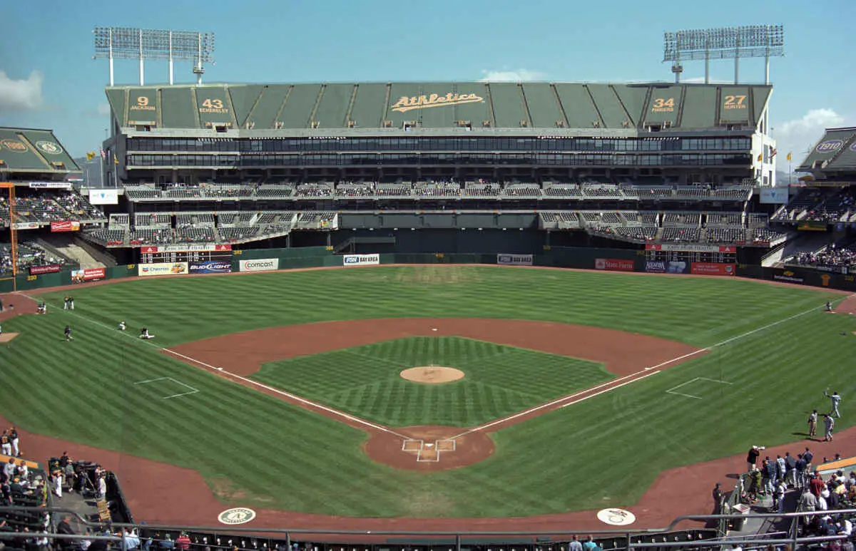 Oakland-Alameda County Coliseum has been home to the A's.