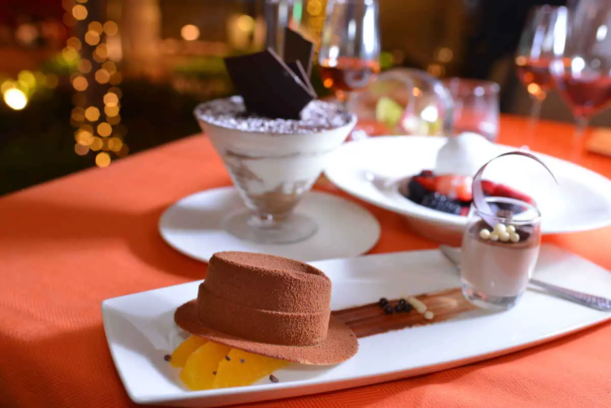 Cappello Fedora dessert at Sinatra in Las Vegas