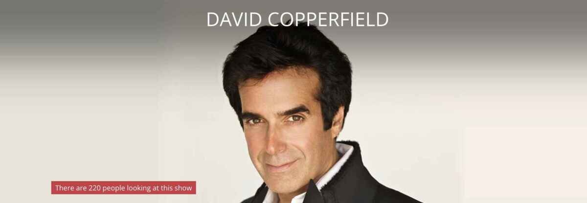 The magic of David Copperfield can be found in Las Vegas.