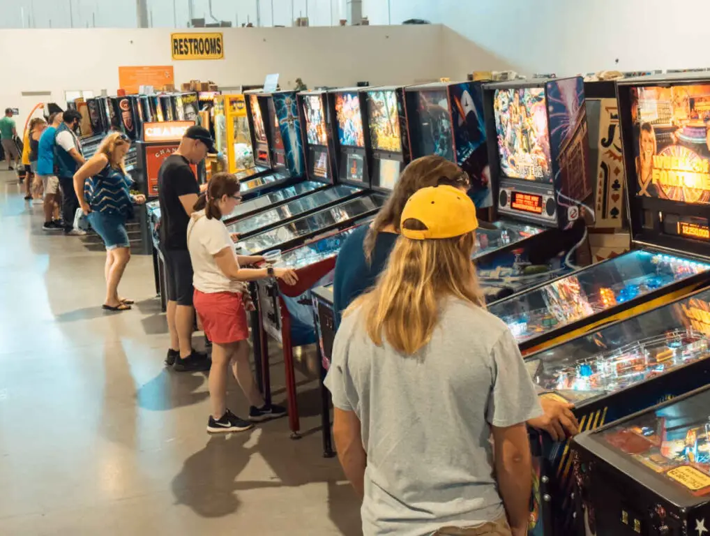 A museum and a playable pinball gallery!