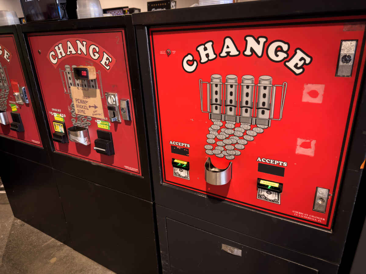 Change machines at Pinball Hall of Fame