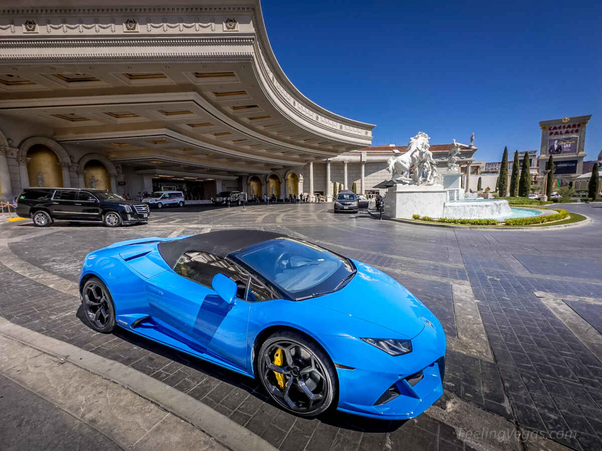 Lamborghini at Caesars palace Las Vegas